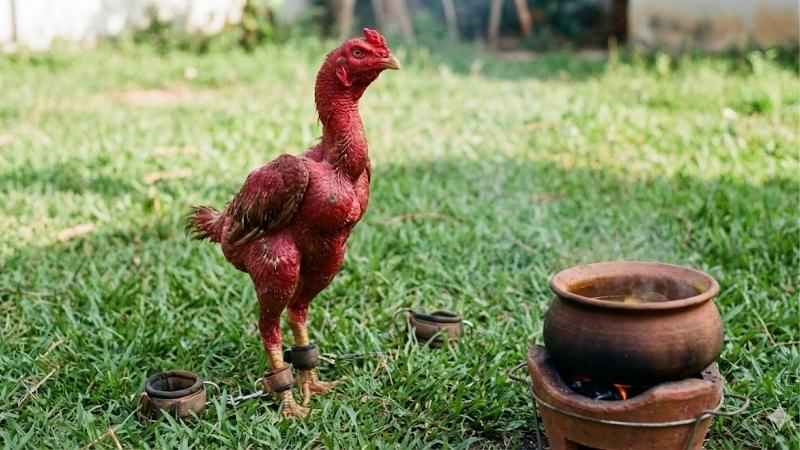 Bí quyết ép cân gà thần tốc giữ nguyên bo đá 2 bi-quyet-ep-can-ga